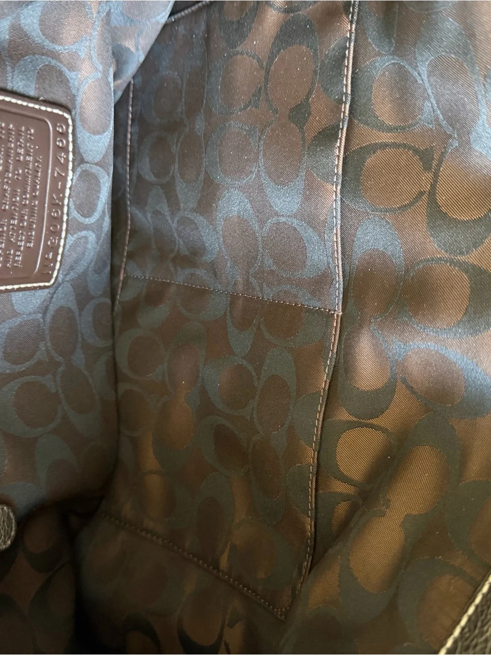 Coach stylish metallic